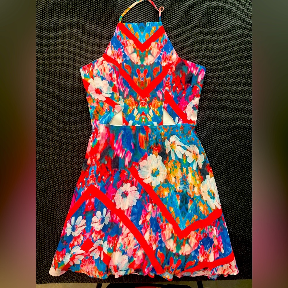 Women's NBD X NAVEN Twins Scuba Floral Dress, Size XS